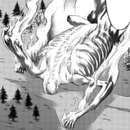 Rod Reiss's abnormal titan. Image Source: Attack on Titan manga: Chapter 67
